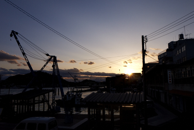 The evening landscape in Onomichi #002