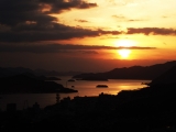 The evening landscape in Onomichi
